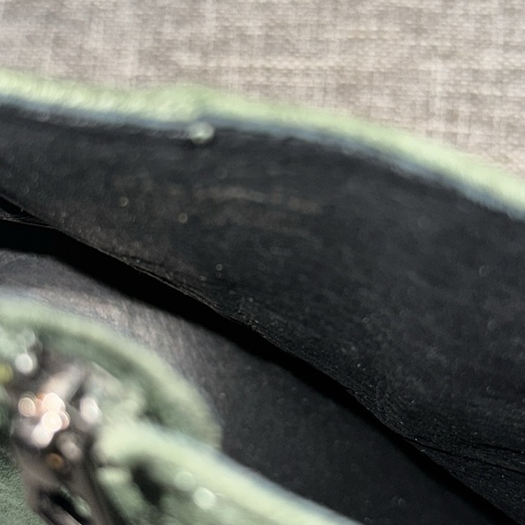 Botkier Women's green  Toe Suede Mid Heel Ankle Boot Bootie - Picture 7 of 11